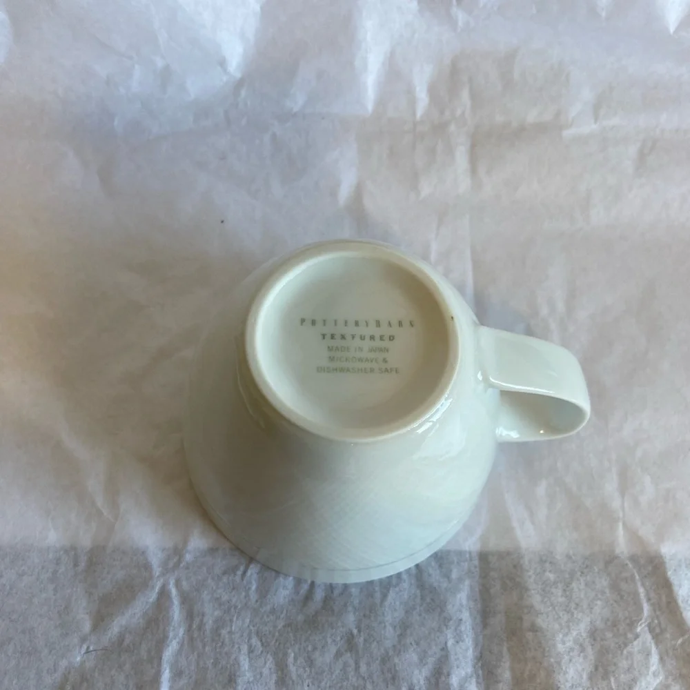 (6) Pottery Barn cups & saucer set